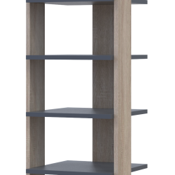 Doros Paolo Oak Sonoma / Graffiti shoe rack